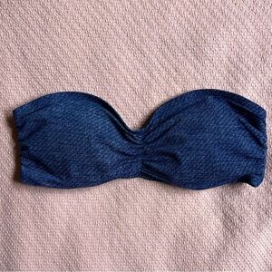 L*SPACE denim bandeau bikini top